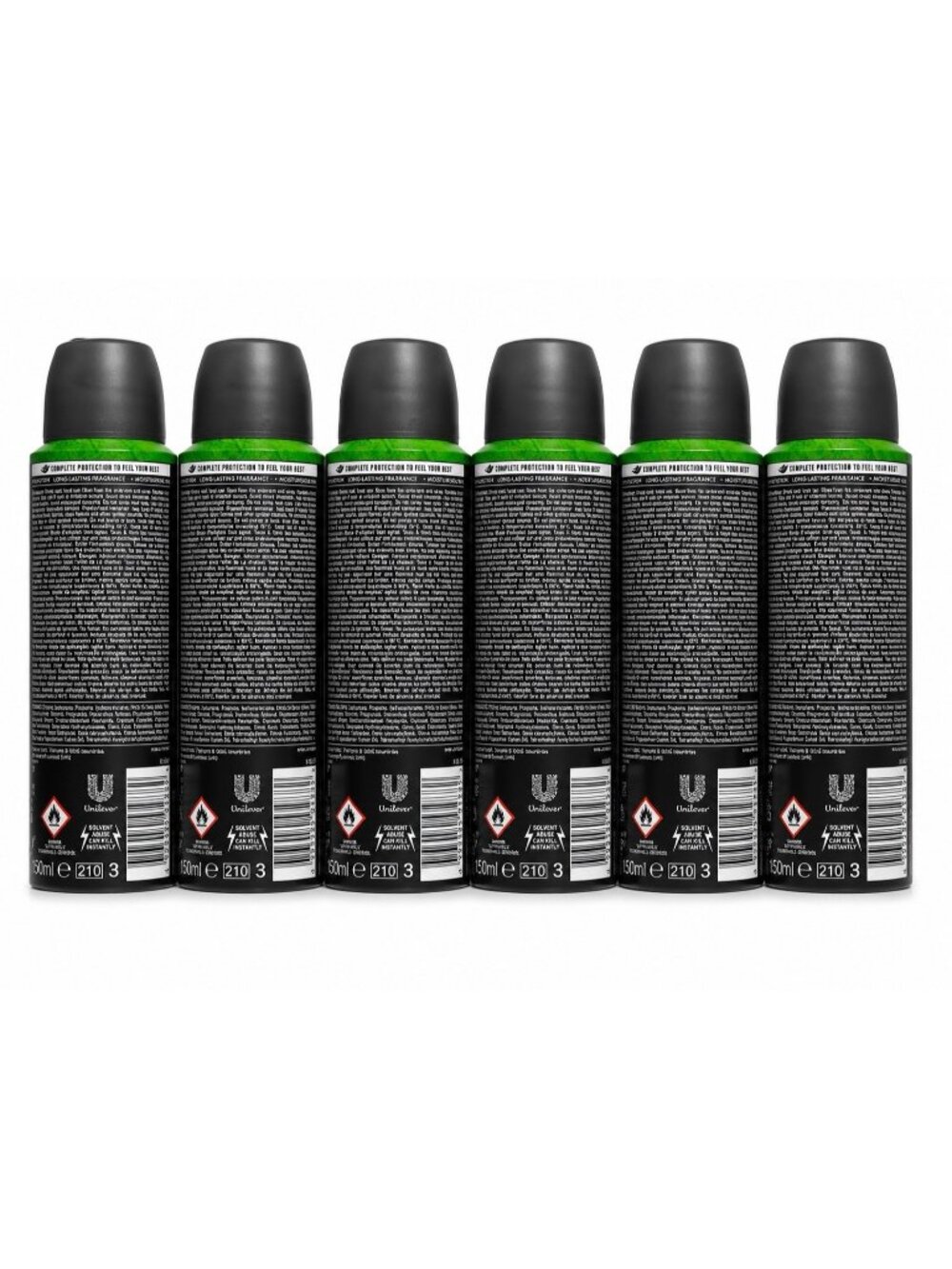 Dove Men + Care Extra Fresh Spray Deodorant 72 hr Protection 150ml Set of 6 - Picture 2 of 2